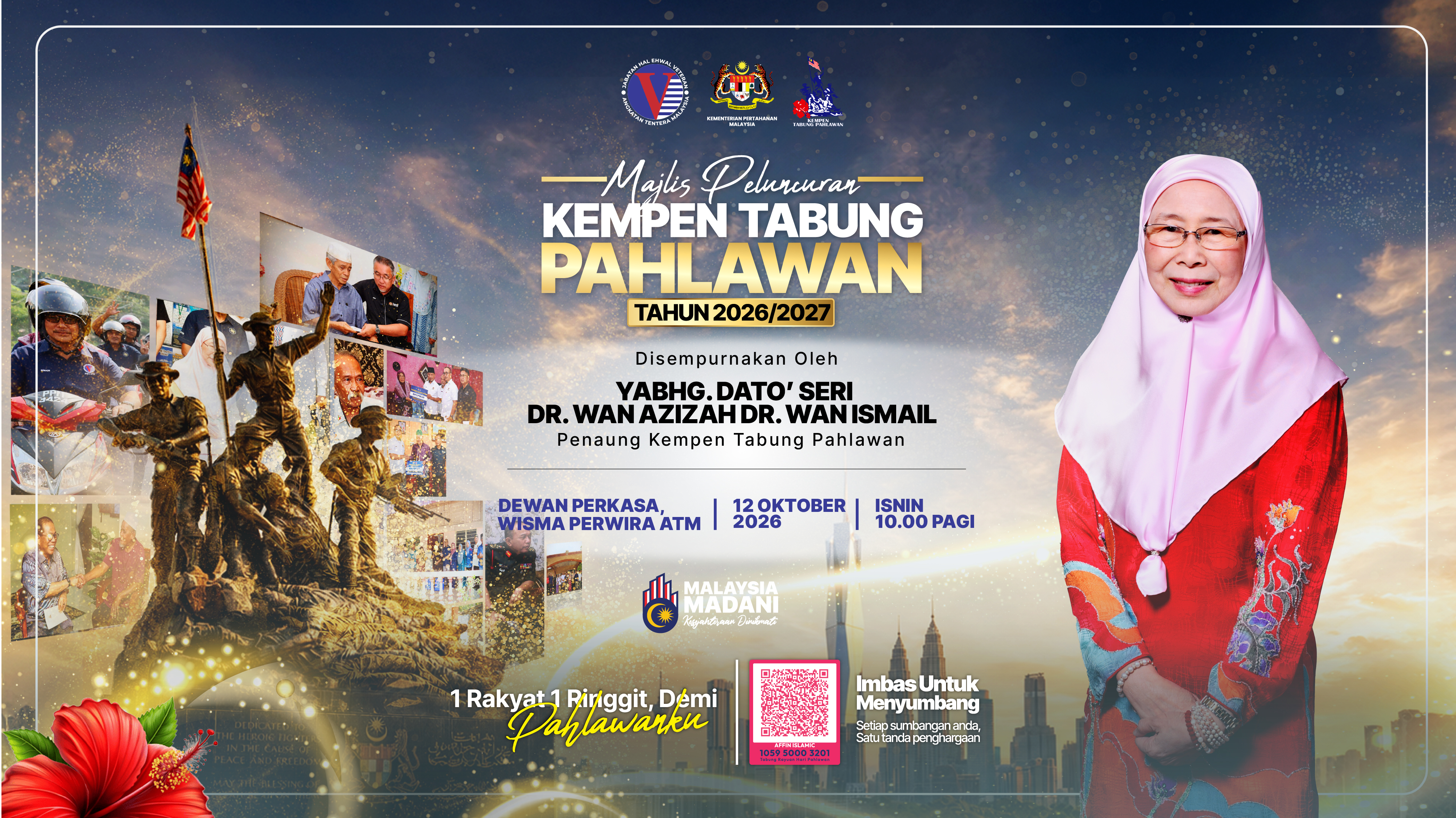 MAJLIS PELUNCURAN KEMPEN TABUNG PAHLAWAN TAHUN 2026/2027