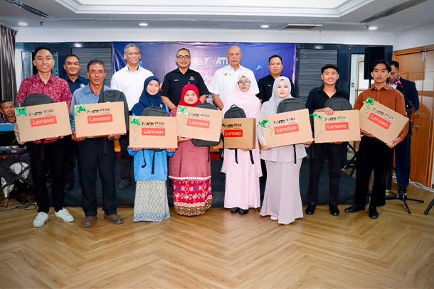 JHEV ATM PERKASA KEBAJIKAN VETERAN MENERUSI PROGRAM ZIARAH KASIH-KTP, PEMBERIAN KOMPUTER RIBA MADANI DAN SUMBANGANZAKAT DI SARAWAK
